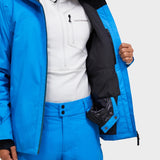 Alpine GORE-TEX Insulat Skijakke - Mens - Azure Ascent