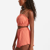 Women's By The Beach Crop Top - Kvinder - Rose Clay