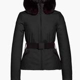 Hida Faux Fur Skijakke - Dame - Black