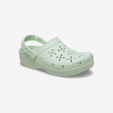 Classic Floral Cut-Out Clog - Unisex - Jade Tint