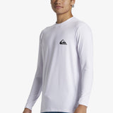 Men's Everyday Surf Long Sleeve UV T-shirt - Herre - White
