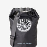 Surf Series 20L Barrel Bag - Black/Grey