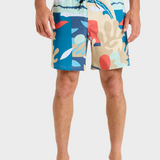 Surfsilk - Badebukser til mænd - Khaki Abstractom