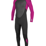Youth Reactor II 3/2mm Back Zip Full våddragt | Børn | Black/Berry