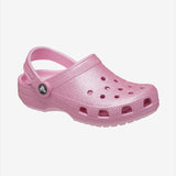 Toddler Classic Glitter Clog - Pink Tweed Glitter
