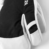 Army Leather Heli 3-finger Skihandsker - Unisex - Black