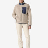 Women's Classic Retro-X Fleece Jacket - Natural/New Navy