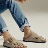 Arizona Ruskindssandaler - Unisex -Taupe - Normal