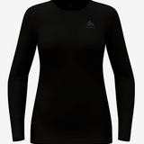 Womens Natural Merinould 260g/m2 Skiundertrøje - Herre - Black