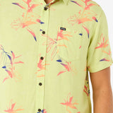 Fun Times Short Sleeve Shirt - Herre - Lime Wash