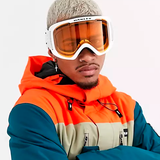 O-Frame 2.0 Pro XM (7113) Skibriller - Matte White Strop/Fire + Persimmon linser