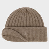 Undyed Cashmere Beanie - Unisex - Pale Brown