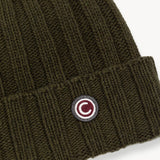 Uld og Cashmere Strikhue - Bush (naturgrøn)