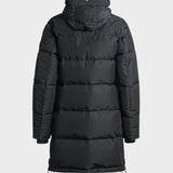 Long Bear Hooded Coat - Women - Pencil (Mørkeblå)