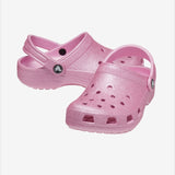 Kids' Classic Glitter Clog - Pink Tweed Glitter