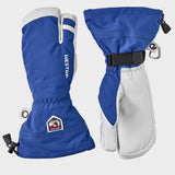 Army Leather Heli 3-finger Skihandsker - Unisex - Royal Blue