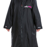 Advance Long Sleeve Surf Poncho - Voksne - Black/Pink