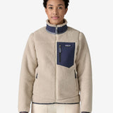 Women's Classic Retro-X Fleece Jacket - Natural/New Navy