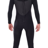 Men's Omega 3/2 Full Back Zip Steamer Våddragt | Herrer | Black
