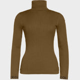 Mira Long Sleve Knit Sweater - Women - Dark Olive