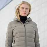 Women's Ion Parka Dunjakke - Dame - Dark Sand