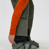 Men's Maroon Insulated 2L Skibukser - Herre - Black