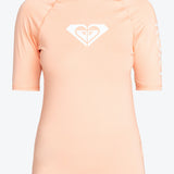 Women's Whole Hearted Short Sleeve UV T-shirt - Dame - Salmon