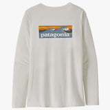 Women's LS Capilene Cool Daily Graphic UV T-shirt - Dame - Boardlogo White