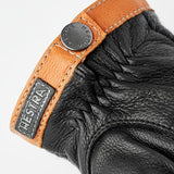 Deerskin Wool Tricot Handske - Herre - Charcoal/Black