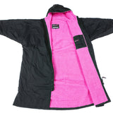 Advance Long Sleeve Surf Poncho - Voksne - Black/Pink