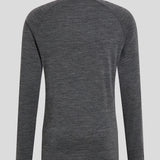 Men's Performance Merinould 150g/m2 Skiundertrøje - Herre - Mette Green/Dark Grey Melange