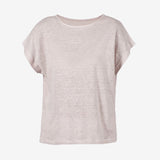 Anabell Linen Tee - Soft Rose