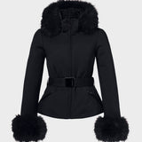 Giselle Skijakke Faux Fur - Womens - Black