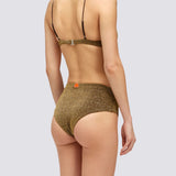 Women's Ipanema High Waist Brief - Dame - Bronze