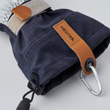 Army Leather Patrol Gauntlet 5-finger Skihandsker - Unisex - Navy