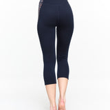 Women's Rose Light Capri 3/4 100% Merino Skiunderbukser - Dame - Royal