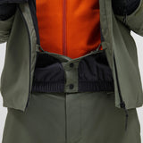 Men's Maroon Insulated 2L Skijakke - Herre - Pine Needle (naturgrøn)