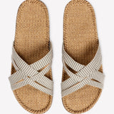 Women #1 Sandal - White Stripes