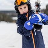 Kids Army Leather Heli Skivanter - Børn - Black