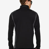 Lukas Quarter Zip Mid-Layer - Black