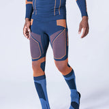 Men's Energy Accumulator Light 4.0 3/4 pant - Herre - Marine/Orange