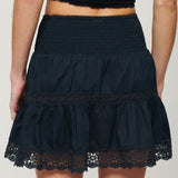 Women's Ibiza Mini Nederdel - Dame - Eclipse Navy