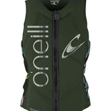 Women's Slasher Comp Impact Vest - Kvinder - Dark Olive/Baylen