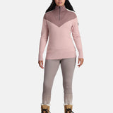 Women's Voss Half-Zip Uld Striktrøje - Dame - Prim Pink