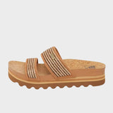 Cushion Vista Hi - Sandaler til damer - Chocolate Raffia