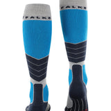 Men's SK2 Intermediate Wool Skisokker - Herre - Light Grey/Blue