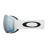 Flight Deck L (7050) Skibriller - Matte White/Prizm Sapphire