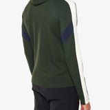 Men's Zermatt Hooded Baselayer merinouldtrøje - Herre - Olive Green