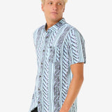 Fun Times Short Sleeve Shirt - Herre - Light Aqua