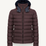 Men's Sporty Dunjakke m. Hætte - Herre - Chokolate